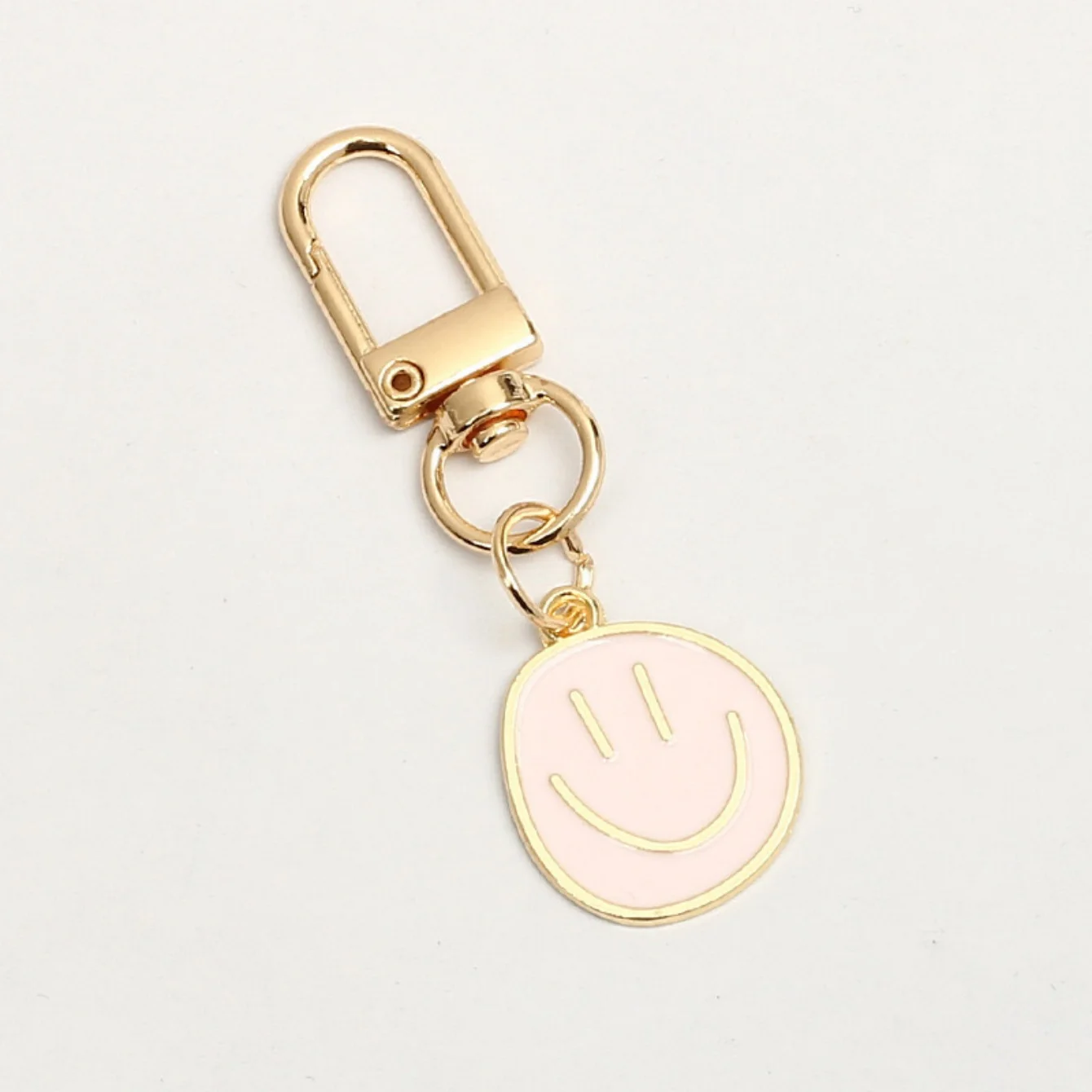 Lovely Smile Face Keychain - Detailed enamel work