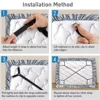 Universal Bed Sheet Holder Adjustable Elastic Fastener Straps Non-Slip Sofa Cover Clips Crisscross Gripper For Mattress Covers 5