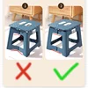 Lightweight Folding Step Stool Multi Purpose Handheld Thickened Footstool Non-Slip Plastic Small Benches Kitchen 5
