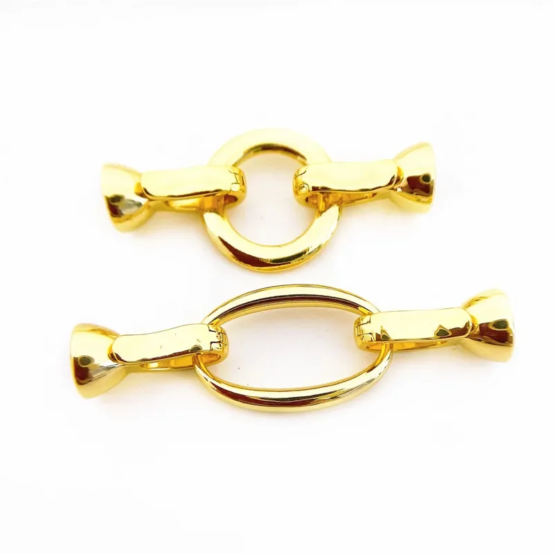 

Wholesale DIY Natural Stones Beads Jewelry Making Accessories Silver/Gold/Rose Gold Metal Connector Clasps Findings