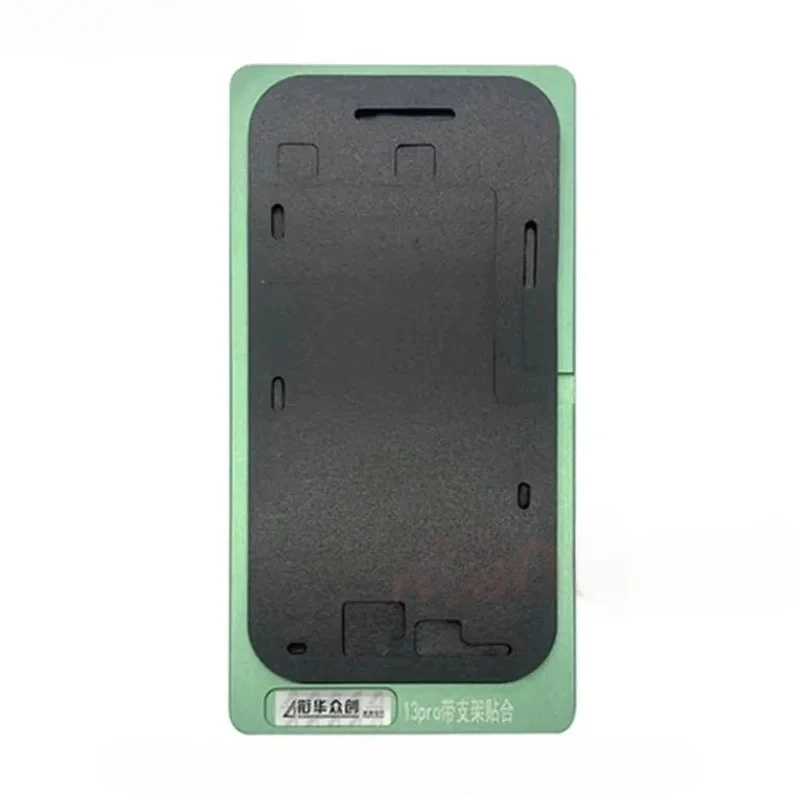 XHZC OCA 라미네이션 몰드 실리콘 블랙 패드 매트 (프레임 포함) 아이폰 X XS 11 XR 11 13 Pro Max 12 Mini 14 Plus 휴대폰 수리용