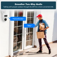 FUERS 5K 10MP double objectif caméra IP Tuya sécurité à domicile intelligente suivi automatique alarme sans fil WIFI CCTV Surveillance caméra extérieure 6