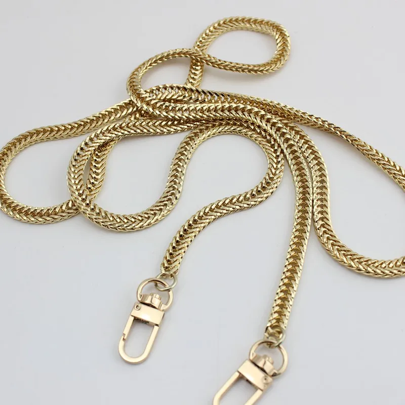 120cm Silver, Gold 7mm Metal Chains Shoulder Straps For Small Handbags
