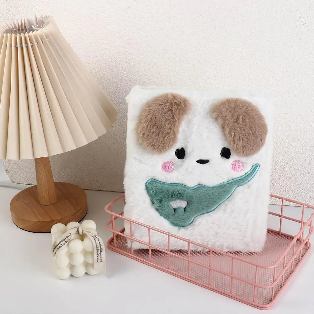 10pcs Cute Plush Cartoon Plush a6 Photocard Holder Dog PVC Idol Photo Album Kawaii 4 Grids Photocards Collect Volume Stationery