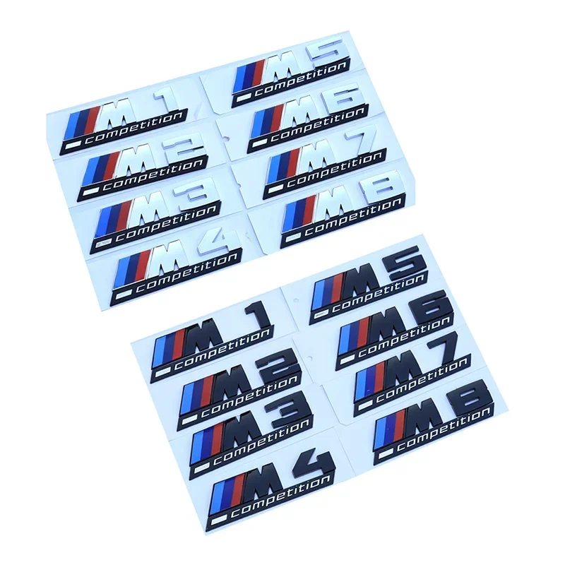 

1PCS Car Stickers Car Trunk Sticker Car Badge For BMW M3 M5 M6 E34 E36 E61 E39 E60 E90 E92 E93 F10 F20 F30 G20 G30 M Competition