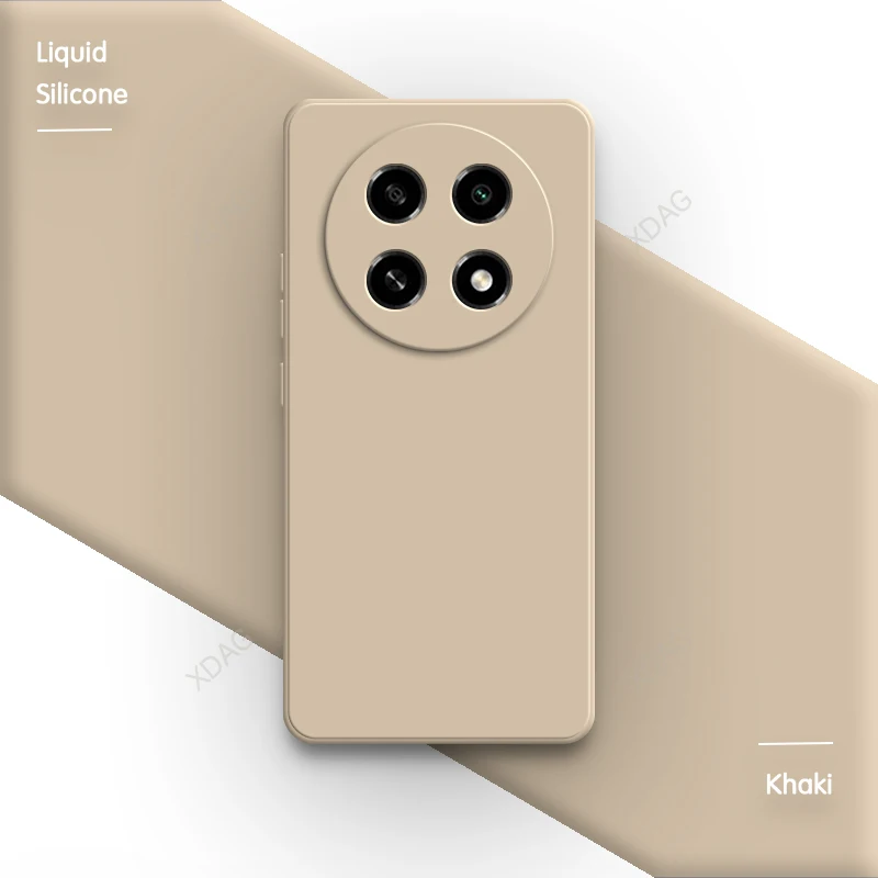 Premium Liquid Silicone Phone Case with Lens Protection - Soft Back Cover