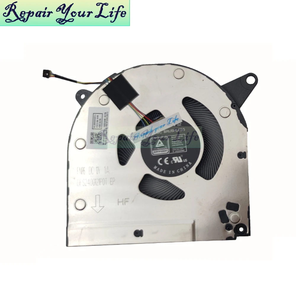 Laptop CPU GPU Fan Cooler For Lenovo Legion S7-15ACH6 82K8 Cooling Radiator 5F10S13971 5F10S13972 DFSCL12E16486L FNR5 FNR6 12V