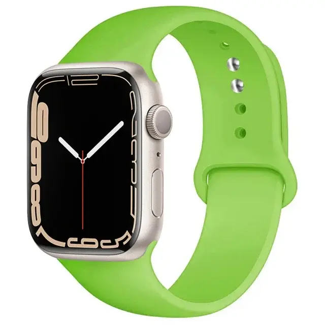 Silicone Band For Apple Watch strap 46mm 44mm 45mm 40mm 41mm 42-38mm 49mm sport bracelet iwatch series 11 10 9 8 7 6 5 SE Ultra3 - Image 69