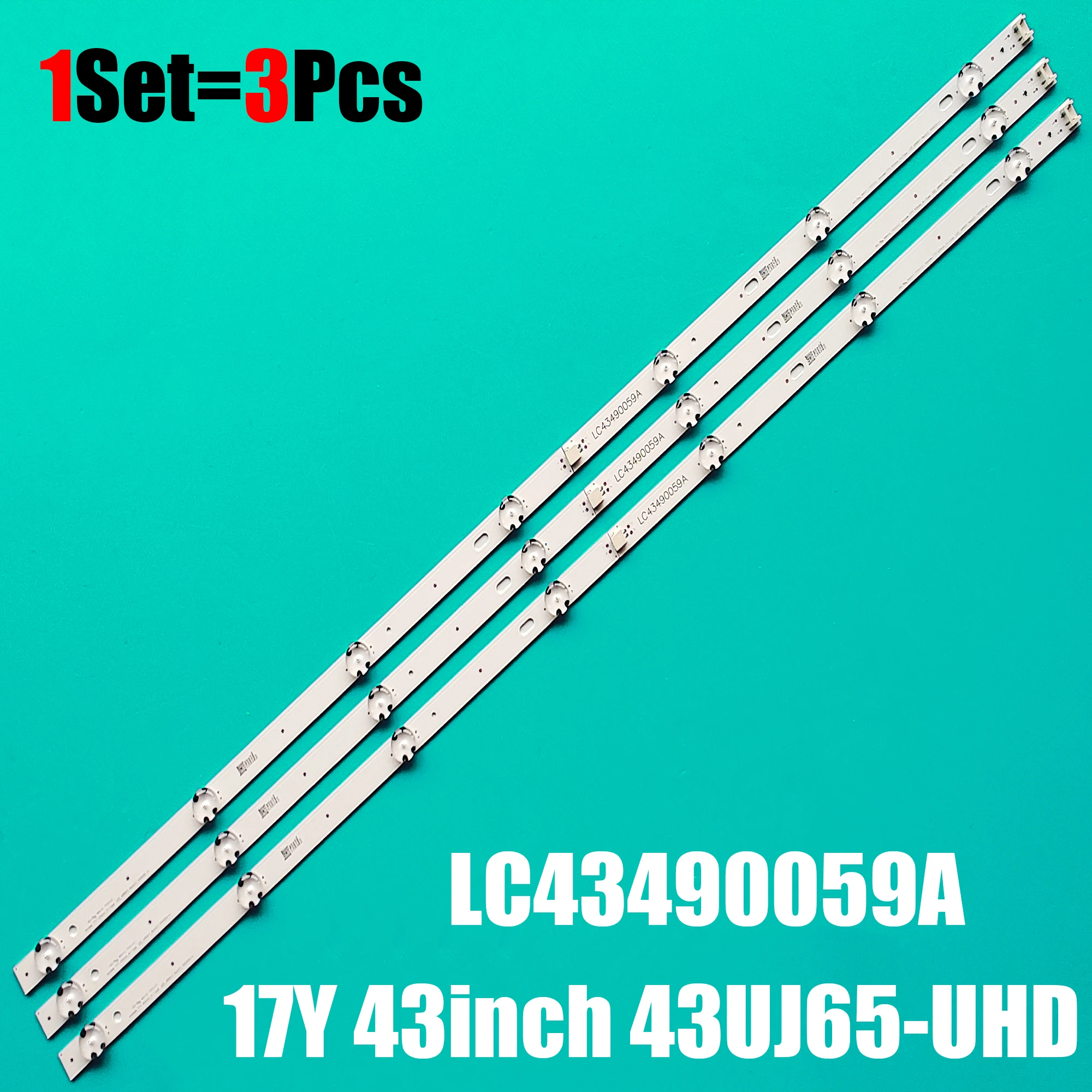 Светодиодная лента для 43UJ635V 43UK6300PLB 43UJ651V 43UJ634V 43UJ630V 43UJ561V 43UJ655V LC43490059A LC43490058A 43UK6470PLC