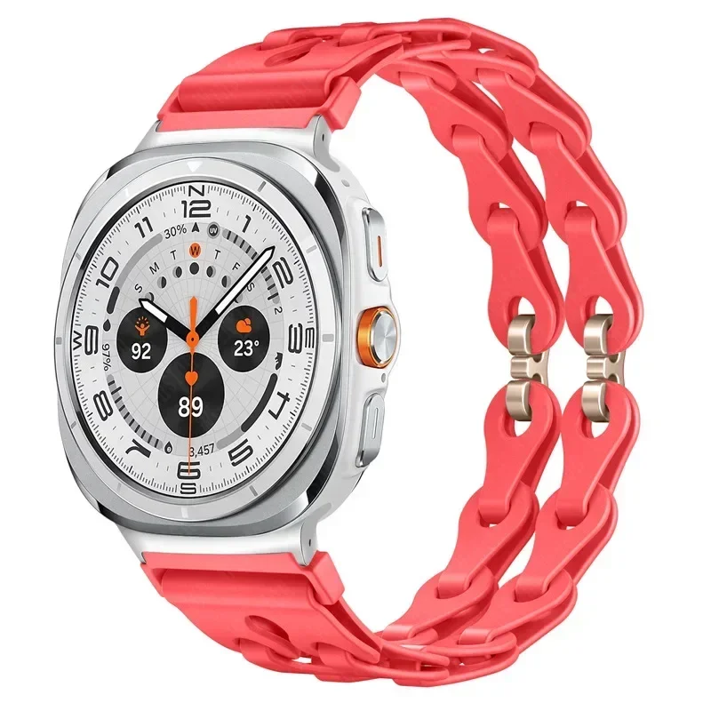Silicone Chain Strap Replacement Wristband Bracelet