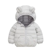 Baby Boys Girls Down Coats New Children Autumn Spring Cotton Jackets Infant Winter Fashion Outerwear Kids Hooded Casual Clothes 6