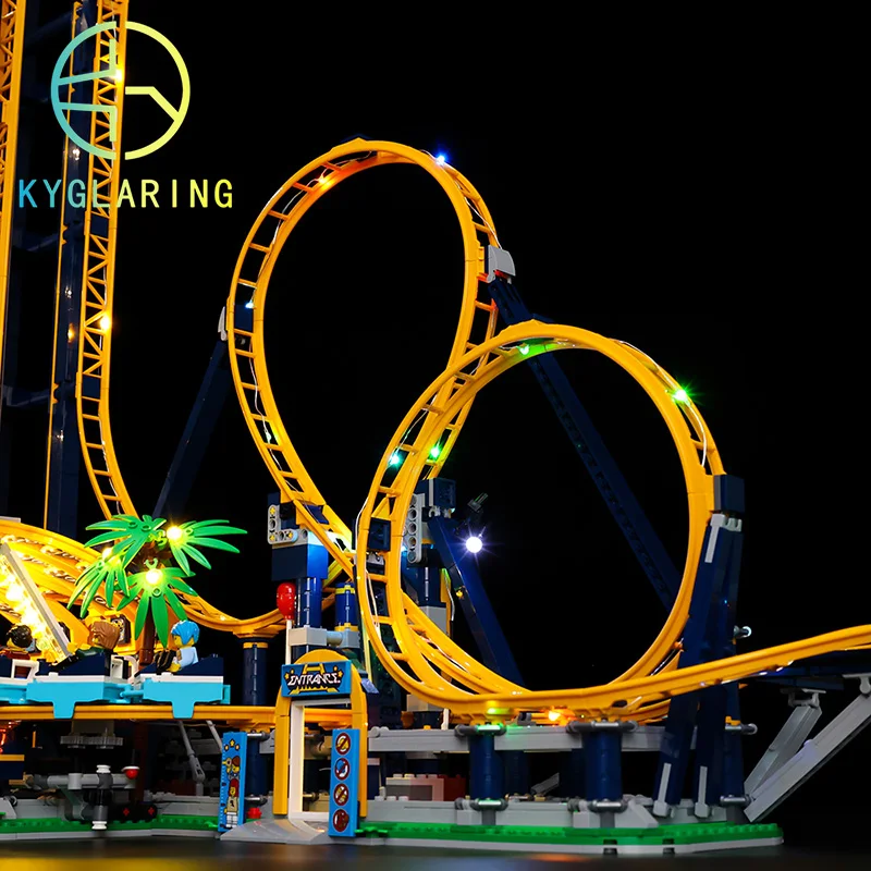 Kyglaring for 10303 Loop Coaster Led Lighting Set DIY Toys  (Not Included Building Blocks) 3