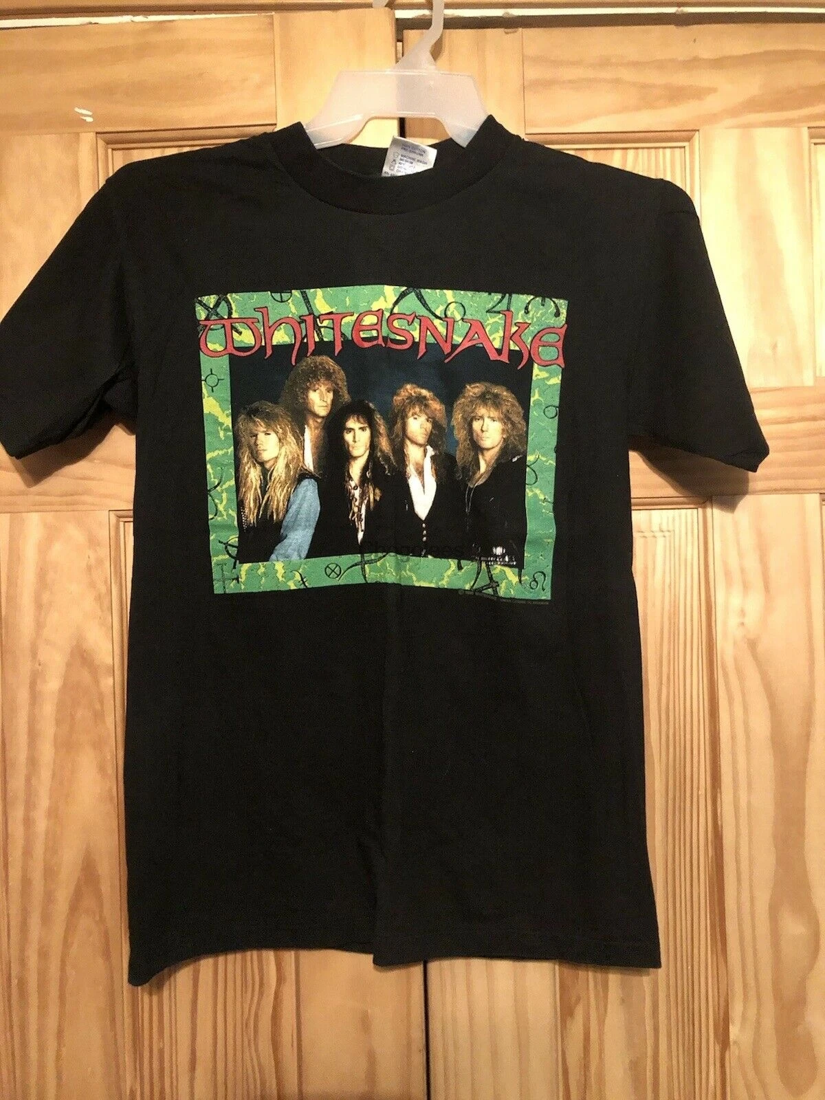 Винтажная рубашка Whitesnake 1990 для концерта туника среднего размера |