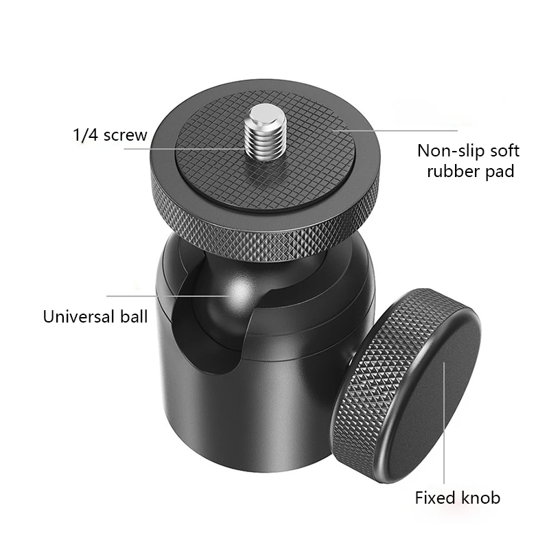 Accessoires pour stabilisateur caméra - Base, adaptateur, vis 1/4"