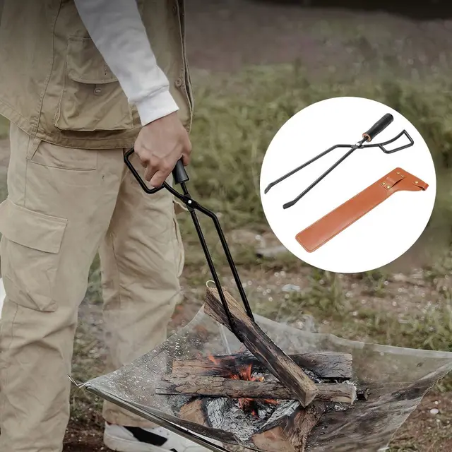 Piknik Kemping Grillezés Kültéri Tűzfogók Faszén Klip Bilincs - Image 2