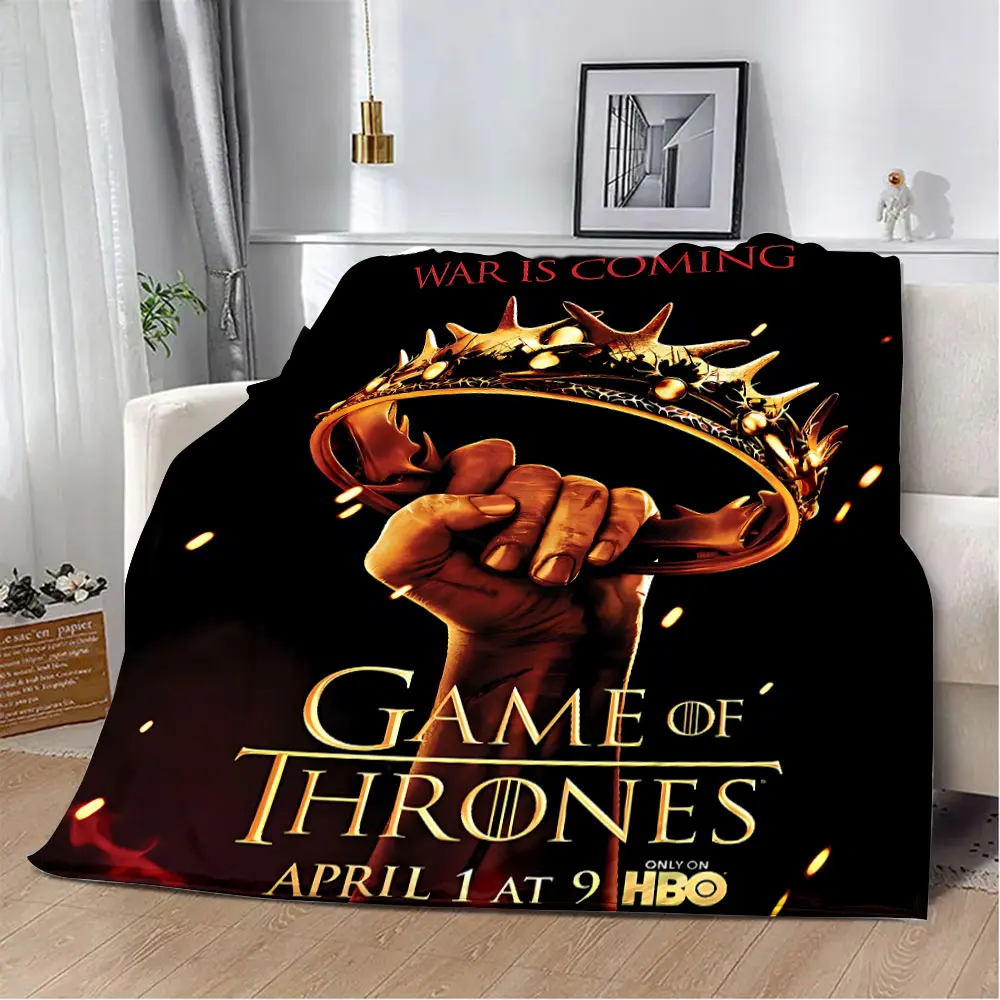 Movie House of The Dragon Print Printed Blanket Picnic Blankets Warm Blanket Soft and Comfortable Blanket Home Travel Birthday 4