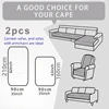 2Pcs Quilted Sofa Slipcover Couch Cushion Covers L-Shape Sectional Couch Covers  for Living Room Pet Mat Furniture Protector 2