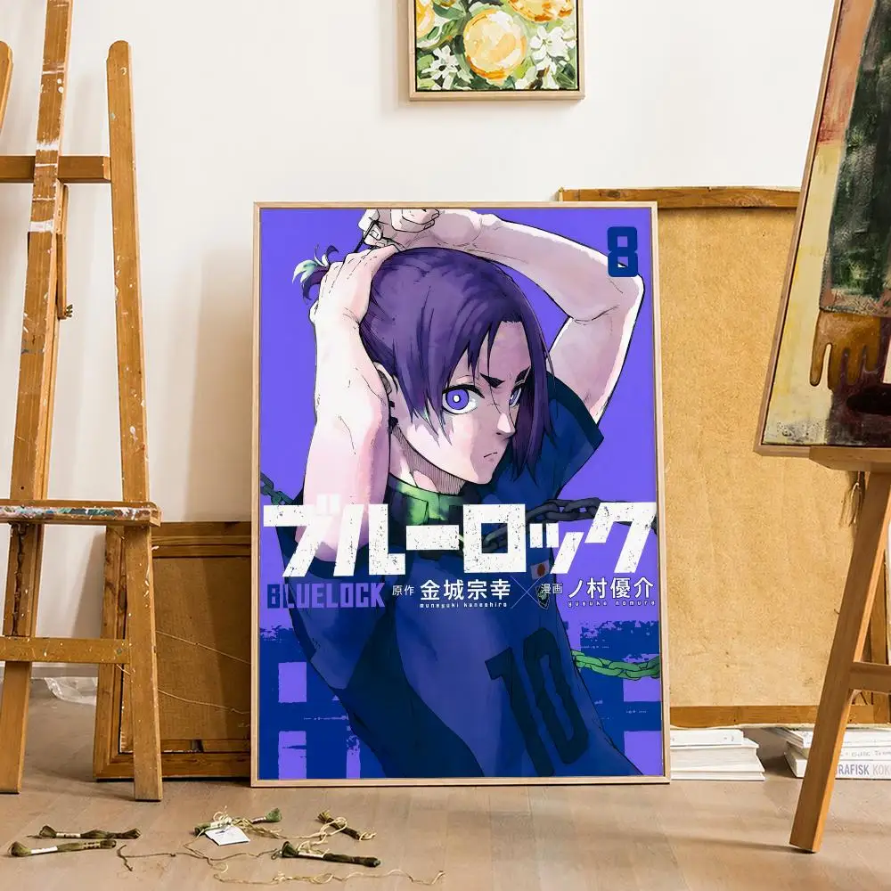 Blue Lock Anime Art Self-Adhesive Waterproof Wall Sticker Decor
