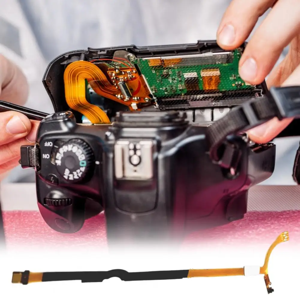 

Lens Flex Cable Useful Professional Repair Parts DSLR Camera Lens Shutter Aperture Cable Replacement with Sensor