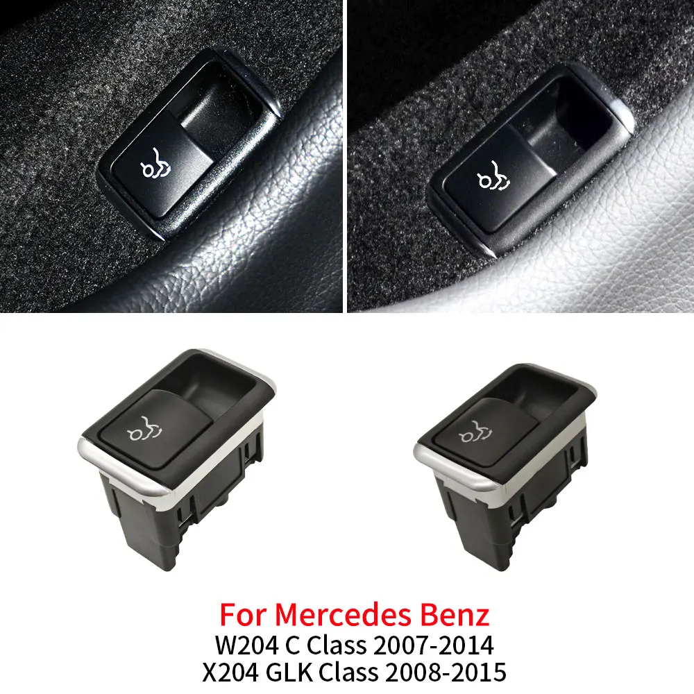 For Mercedes W204 X204 W212 Car Trunk Unlock Release Button Cover For Benz C E GLK Class C180 C200 E260 GLK300 E350 2049055602