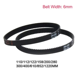 High-Performance Rubber GT2 Timing Belt for 3D Printer
