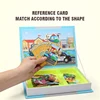 Montessori Children Intelligent Magnetic Book 3D Cartoon Puzzles Jigsaw Brain Training Game Educational Toys Kids Birthday Gift 4