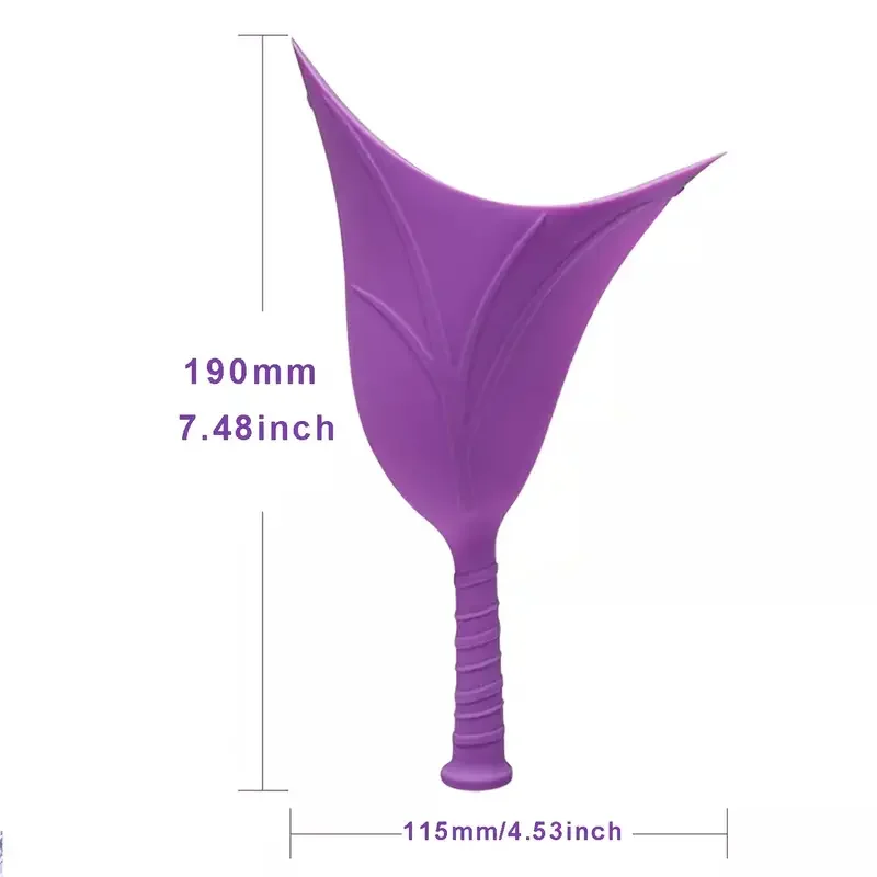 Female Emergency Urination Device Reusable Food Silicone Women Urinal Standing Up Pee Funnel for Travel and Outdoor Camping