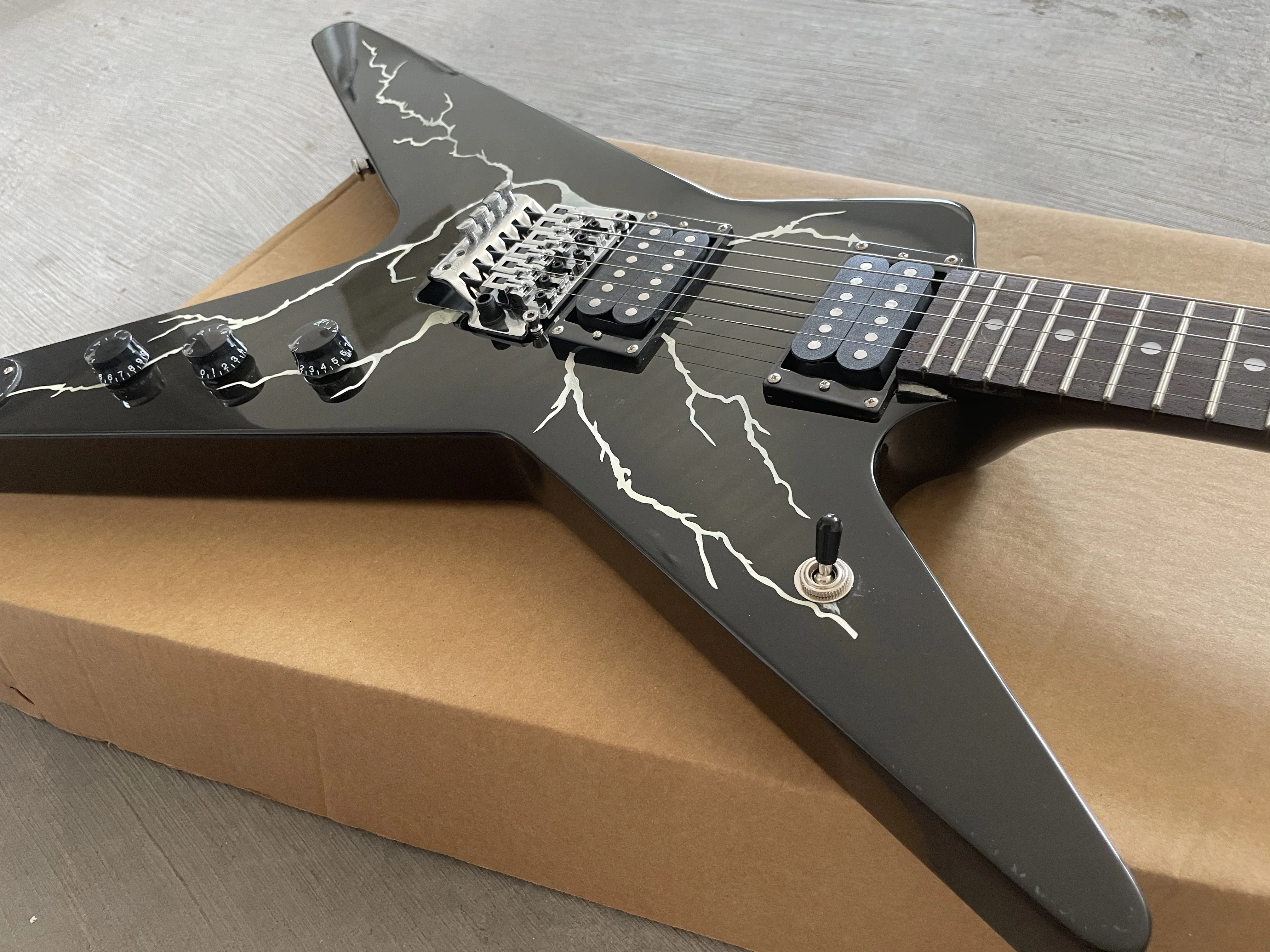 High-end Custom Washburn Dime 333 Dimebolt 2002 Trans Black