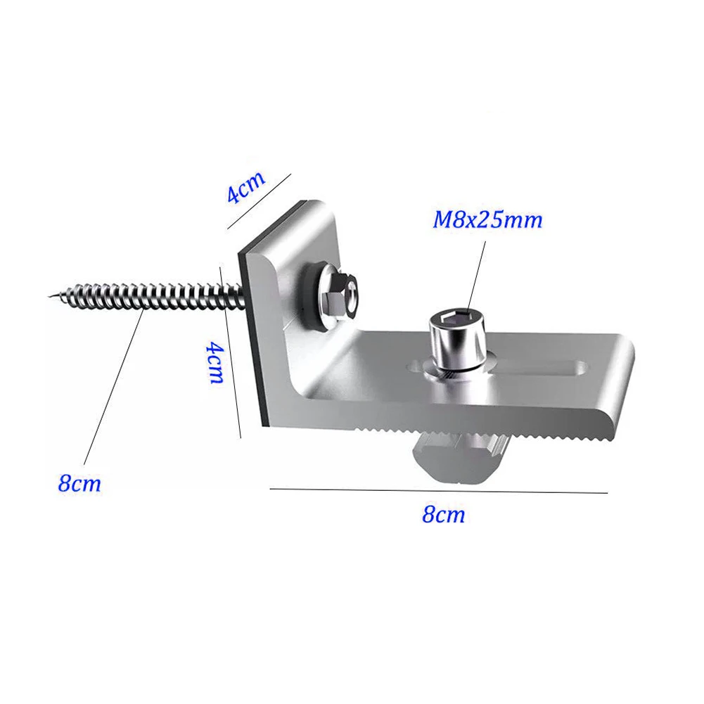 

Solar Rail Alu Mounting Rail Solar Panel PV Profile Solar Profile 200mm *56mm*30mm Aluminum Alloy Bracket Rail