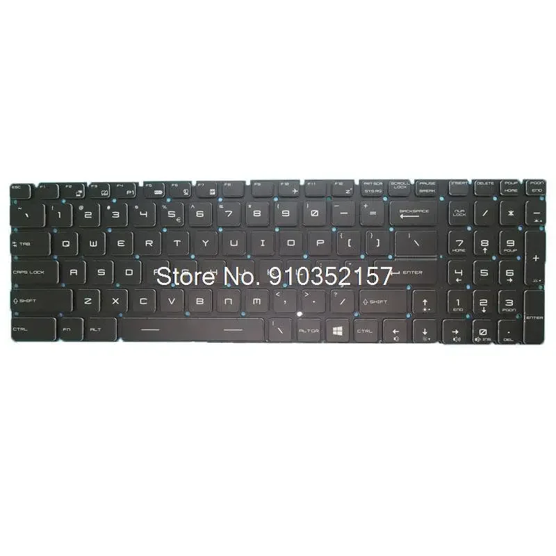 

Backlit Keyboard For MSI WT73VR 7RM MS-17A1 WT73VR 7RM-648US 7RM-1211US MS17A1 WE62 WE72 WS60 WS63 WT72 English US No Frame