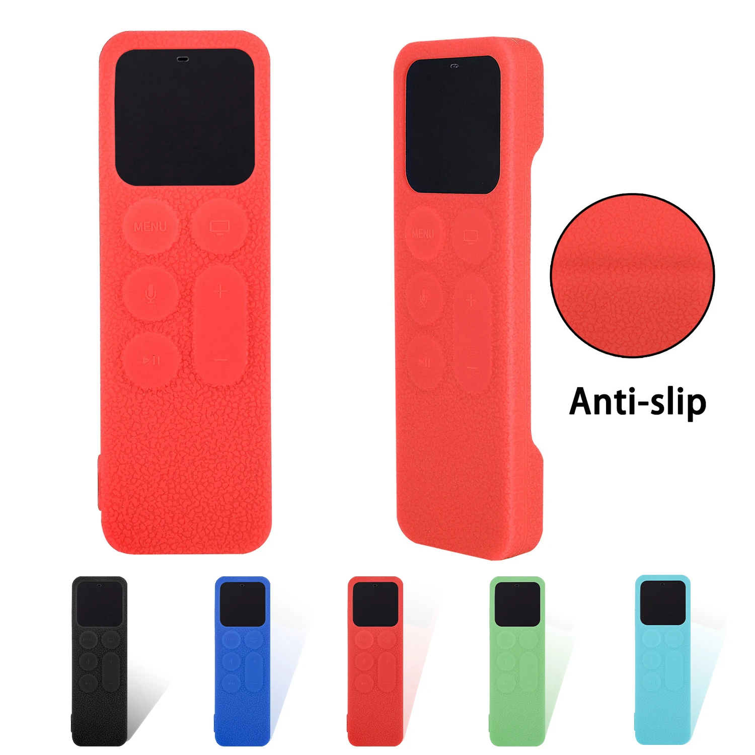 Custodia Protettiva Antipolvere In Silicone Antiscivolo Colorato Per Apple Tv 4 Custodia Protettiva Con Telecomando Impermeabile