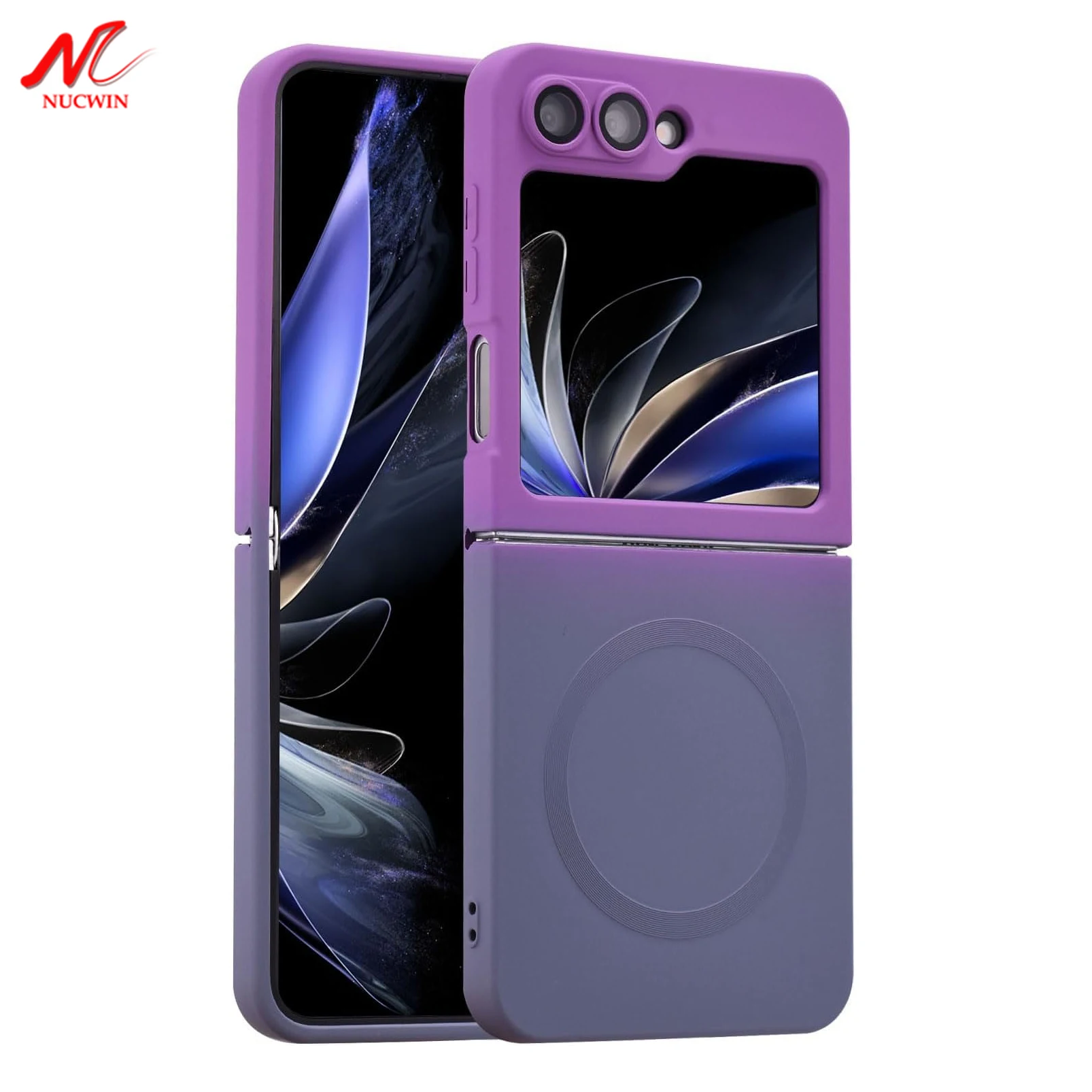 Luxury Gradient MagSafe Case - Soft Silicone Magnetic Charging Cover