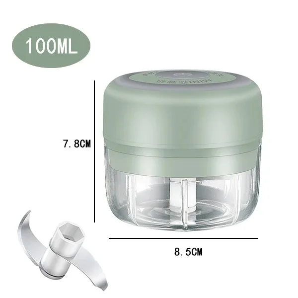 100ml/250ML Manual Meat Mincer Garlic Chopper Rotate Garlic Press Crusher Vegetable Onion Cutter Kitchen Cooking Accessories 11