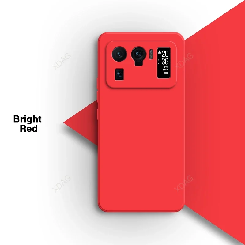 Liquid Silicone Square Phone Case Cover - Premium Protection and Style