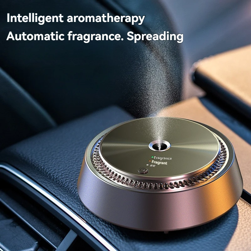 Popular Car Spray Aroma Diffuser, Car Aluminum Alloy Aerosol Diffuser, Intelligent Aromatherapy