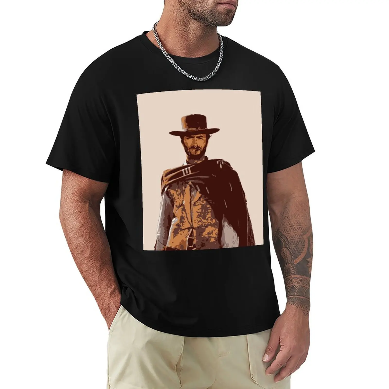 

Clint Eastwood T-Shirt tees summer clothes oversized t shirts black t shirt mens t shirts pack