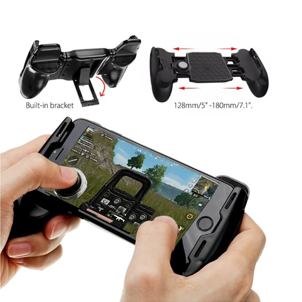 3 in 1 Mobile Game Controller Compatible with Fortnite iPhone/Android Portable Gamepad Mobile Controller Triggers