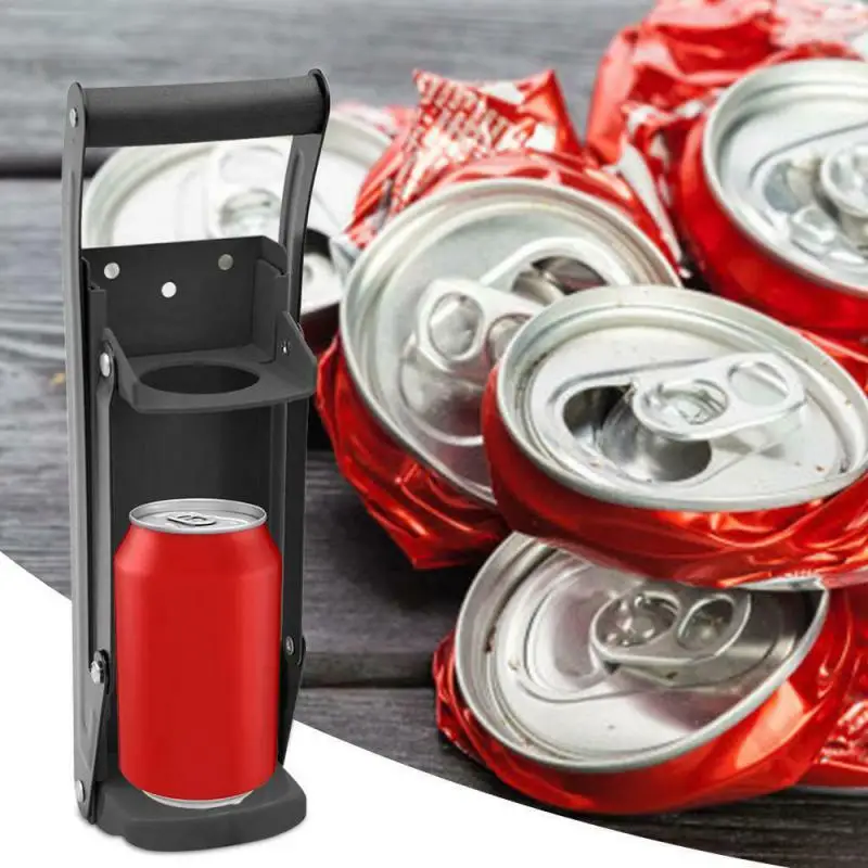 

500ml 16.9 OZ Can Press Crusher Recovery Tool Wall-mounted Beer Can Opener Multi-function Electric Bottle Opener