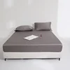 Grey Tencel Lyocell Fitted Sheet Set Fit All Around Elastic Deep Pocket  Softest Cooling Silky Smooth Bedding for Bedroom Decor 2