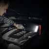 COB LED Work Light Dimmable USB Rechargeable LED Flashlight Inspection Lamp With Magnetic Hook Power Bank 18650 Battery Torch 6