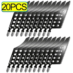 Heavy Duty T - Shank Jigsaw Blades for Wood & Aluminum - Coarse Teeth for Precision Cutting in Tight Spaces (20PCS)