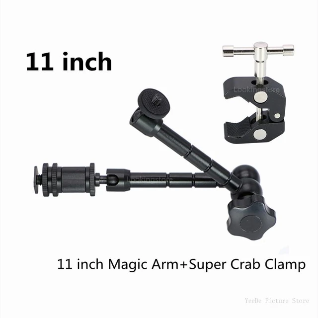 Camera Clamp 7/11 inches Adjustable Magic Articulated Arm for Mounting  Monitor LED Light LCD Video Camera Flash Camera DSLR - AliExpress