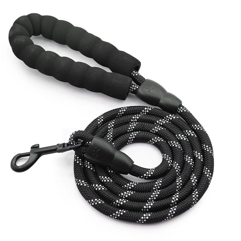 

10Pcs 1.5 Meter Longth S/M Size High Quality Nylon Pet Dog Reflective Leash Braided Tangle Rope Leash For Walking Training Dogs