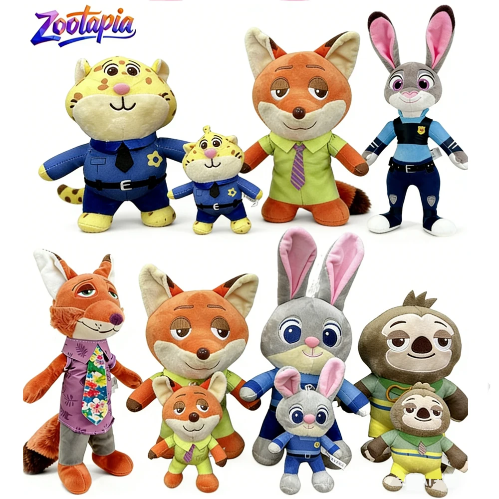 Peluche Zootopie: Collection Complète de Personnages Doux