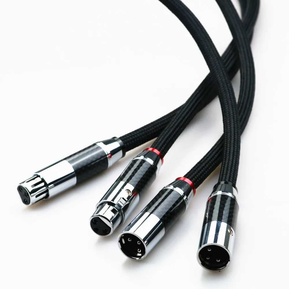 XLR Kabel XSSH Hallo-end HIFI FA-220 PVC 2 core Reinem Kupfer OFC PCOCC Weibliche XLR zu Männlichen XLR RCA Draht Signal Linie RCA Audio Kabel – Detail 4