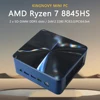 2024 Gaming Mini PC AMD Ryzen 7 8845HS 7840HS Processor Mini Computer Desktop PC Pre-in Windows 11 Pro, Dual LAN, WiFi 6, BT 5.2 2