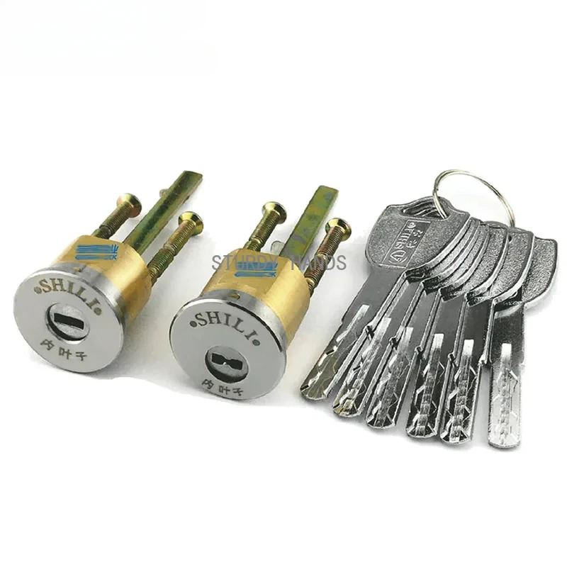C-level exterior door lock cylinder Universal Anti-theft lock core center and eccentric Iron/wooden door