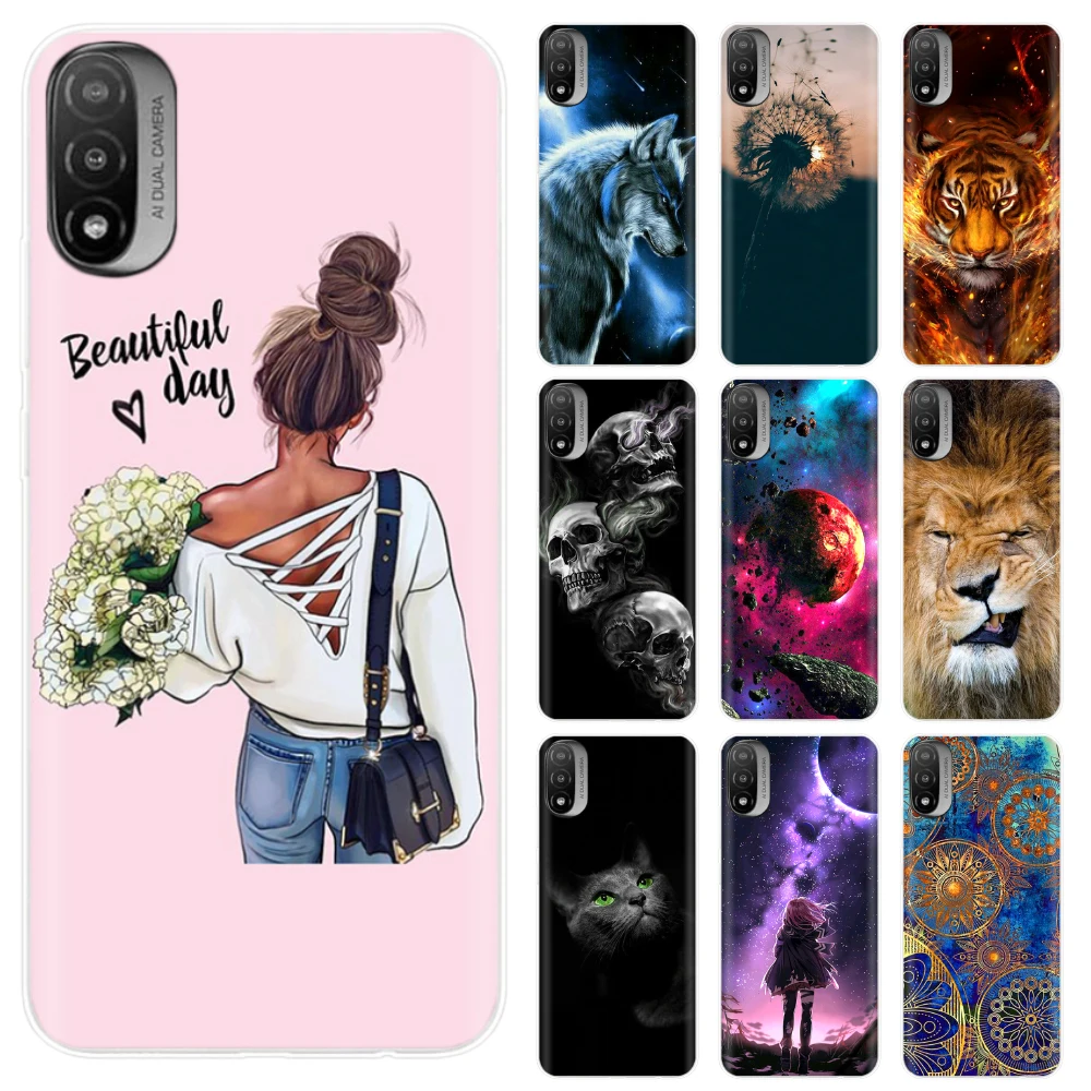 Custodia Trasparente Per Moto E20 E40 Cover Trasparente Per Telefono Per Motorola Moto E30 E20 Soft Fashion Coque Bumper Per Motoe40 E 20