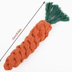 Ultimate Pet Play Set: Durable Frisbee, Interactive Pet Ball, Robust Rope Knot, and Engaging Carrot Chew Toy (Orange)