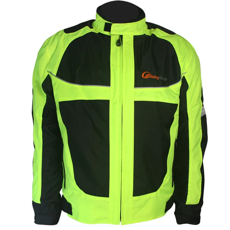 Riding-Tribe-Motorcycle-Racing-Jacket-Reflective-Green-Summer ...